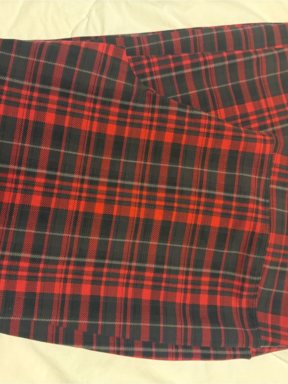 Womens Red and Black Plaid Pants - Classic Tartan Style